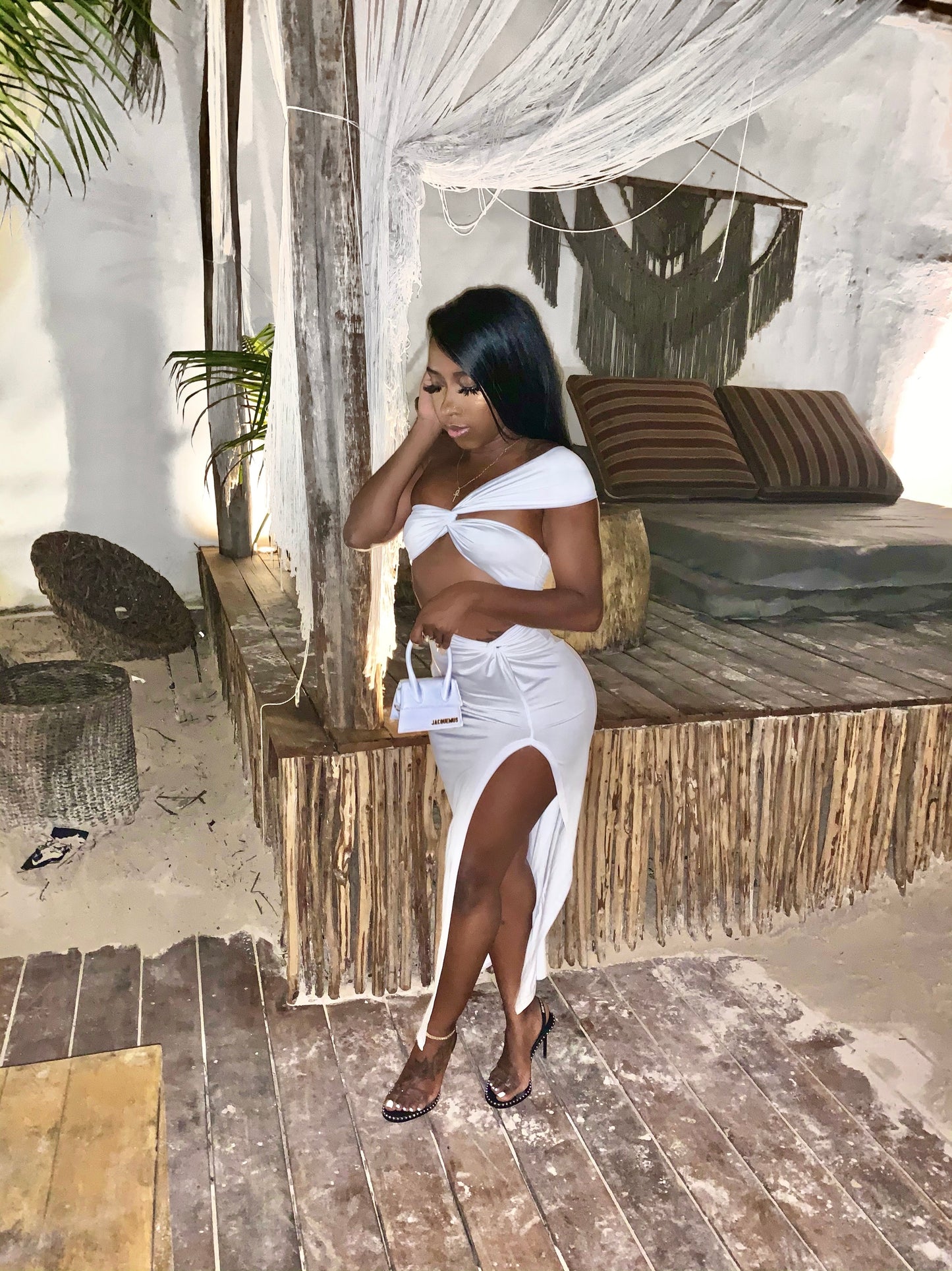 Tulum White Two Piece Set